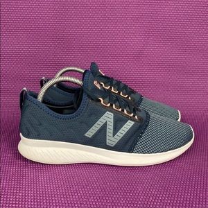 New Balance Fuel Core Coast Athletic Running Shoes Womens 9 Blue White